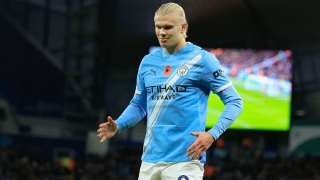 Erling Haaland unveils new celebration after scoring stunning 25th goal of the season in Man City’s clash vs Bournemouth Erling Haaland unveils new celebration after scoring stunning 25th goal of the season in Man City’s clash vs Bournemouth