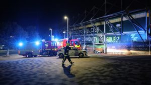 Fire breaks out at EFL stadium just days after same thing happened at local rivals’ ground