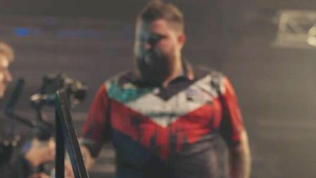 Former darts World Champion breaks down in tears following win at Grand Slam after eight months away with health issues Former darts World Champion breaks down in tears following win at Grand Slam after eight months away with health issues