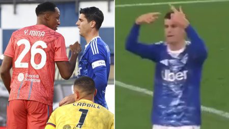 Fuming Alvaro Morata ‘asks to be subbed’ after former Premier League defender’s frustrating antics