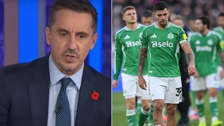 Gary Neville left ‘really angry’ at what he saw during West Ham’s impressive victory over ‘lethargic’ Newcastle