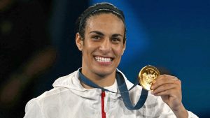 Gender row boxer Imane Khelif confirms plan to defend Olympic gold medal and hints at ‘many surprises’