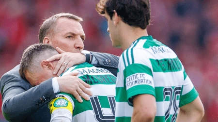 Gutted Celtic skipper Callum McGregor opens up on private chat with Brendan Rodgers minutes after mentor’s shock exit