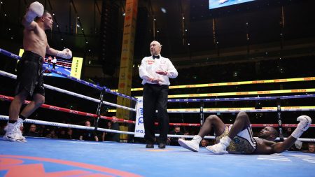 ‘Half-hearted’ Jack Catterall vs Ekow Essuman referee leaves fans raging with intervention at decisive moment