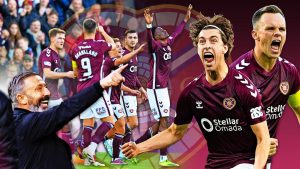 Hearts 4 Dundee 0 – Rampant Jambos go NINE clear of Celtic at top after new boy Kabore stars alongside Shankland