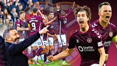Hearts 4 Dundee 0 – Rampant Jambos go NINE clear of Celtic at top after new boy Kabore stars alongside Shankland