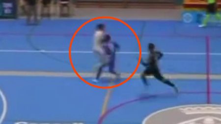 Horror collision forces footballer to have his SPLEEN removed after collapsing on the ground