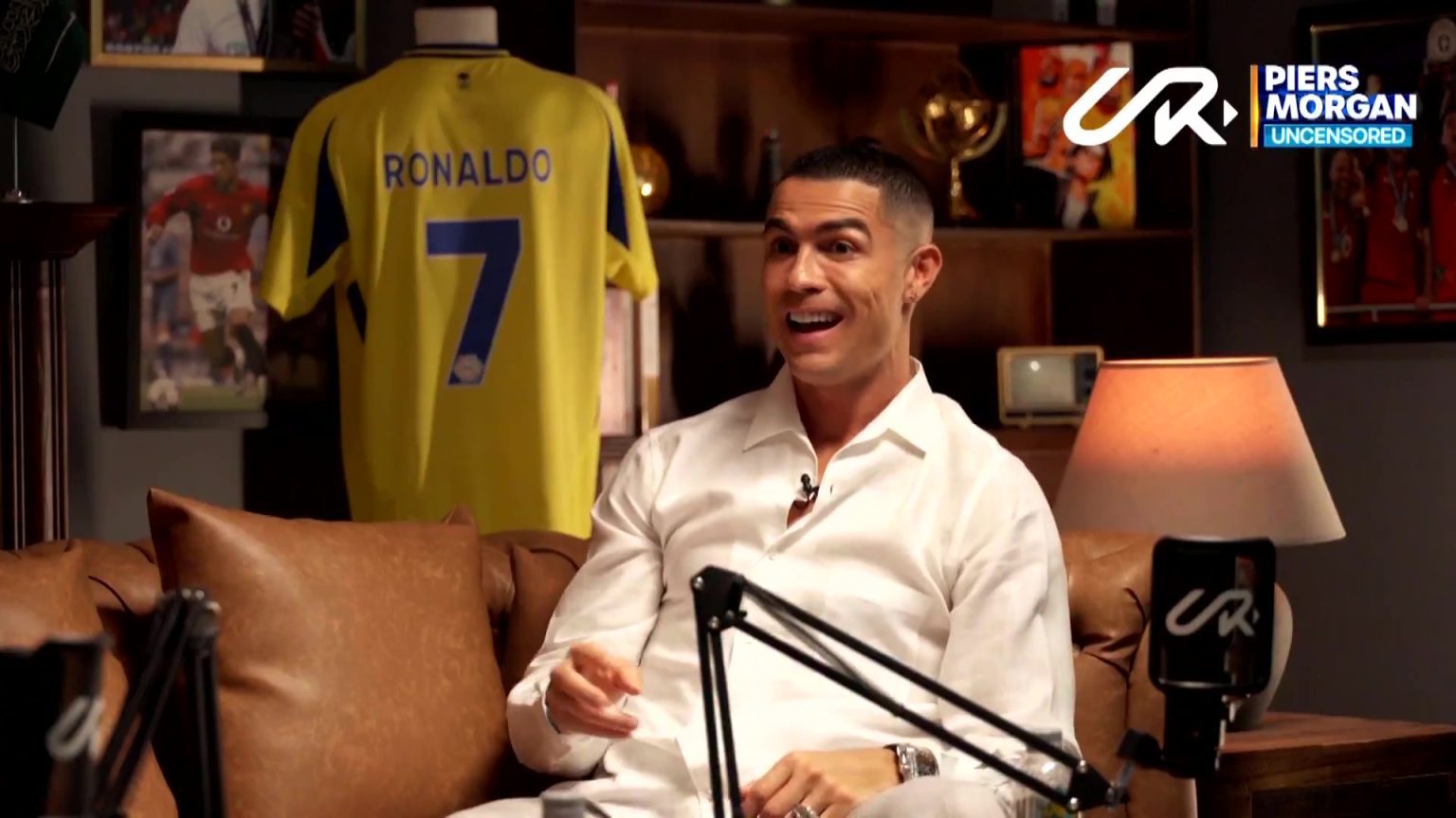 Inside Cristiano Ronaldo’s incredible man cave in plush Saudi pad but Piers Morgan has major complaint