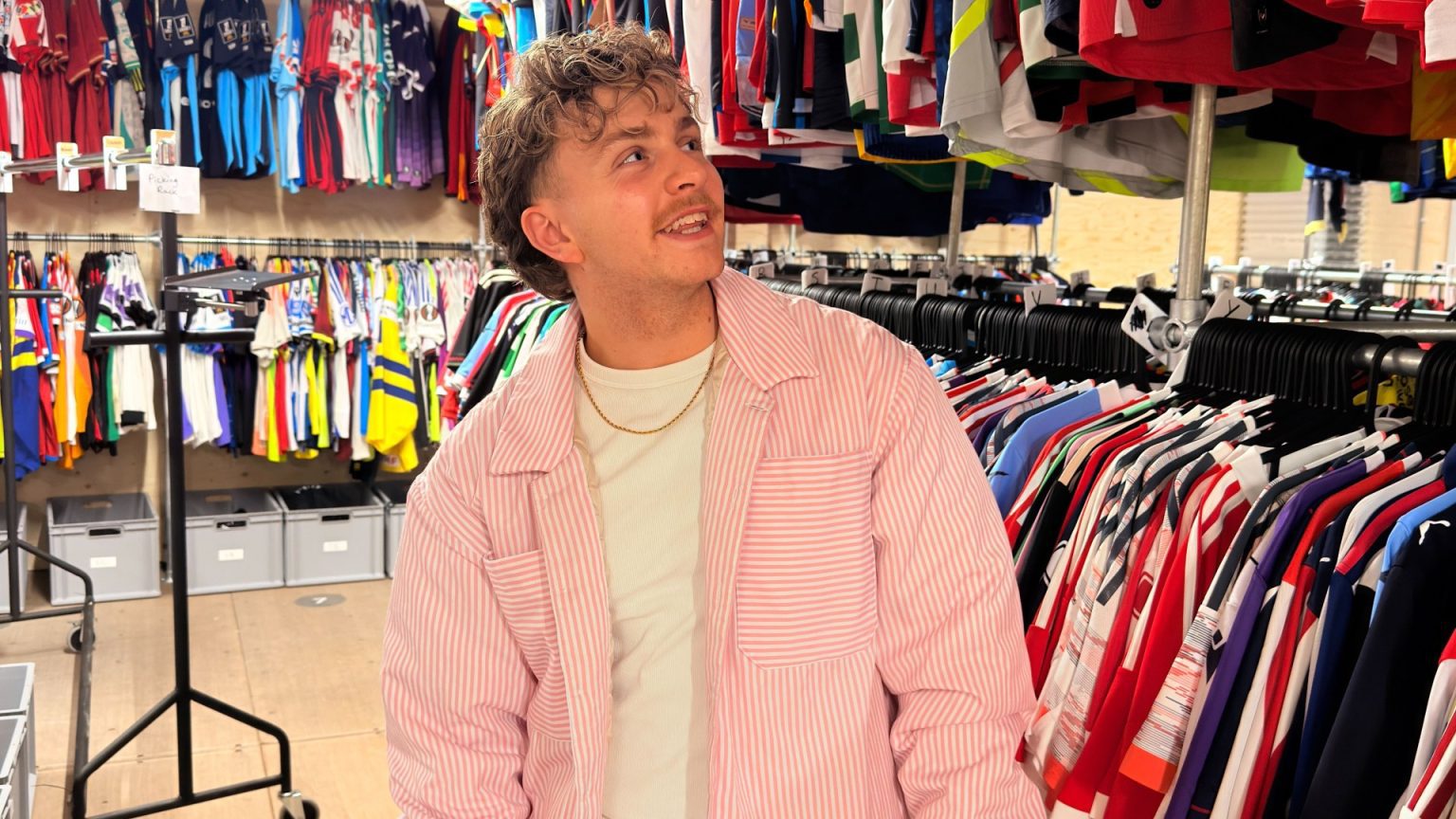 Inside football-mad warehouse filled with match-worn shirts from Cole Palmer and Lamine Yamal selling for over £30k