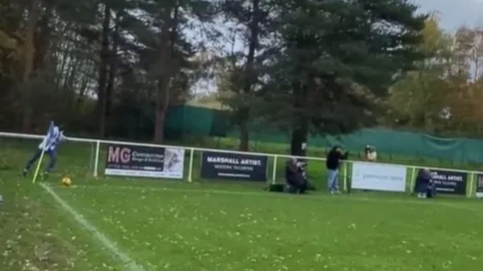 Is this the worst corner of all time? Premier League icon has disastrous 60 seconds after fluffing Sunday League penalty
