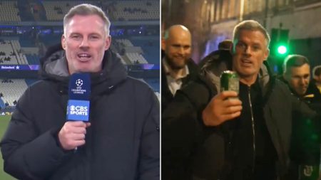 Jamie Carragher ‘BANNED from Etihad Stadium away end by Man City and Uefa after joining march with Dortmund fans’