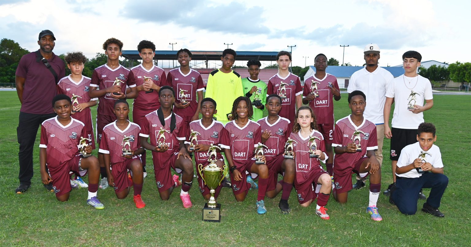 John Gray boys secure first-ever Dart U13 football league title