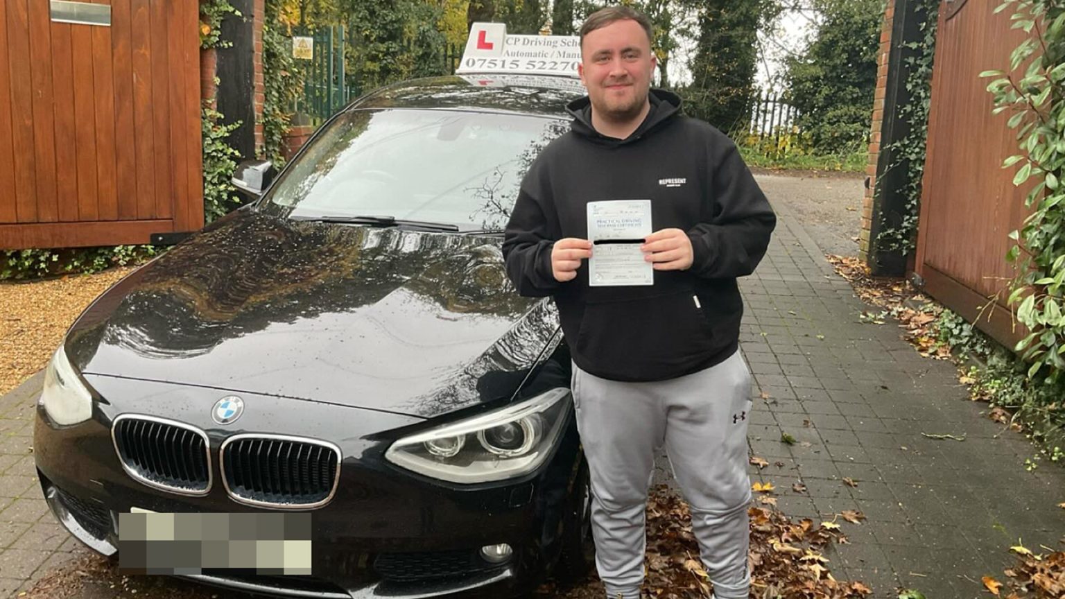 Luke Littler passes driving test with zero faults after failing theory SIX TIMES