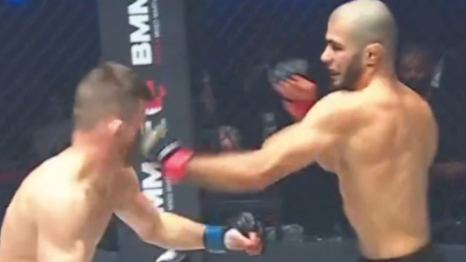MMA star Muhammad Mokaev extends undefeated record with vicious KO… and aims dig at UFC boss Dana White