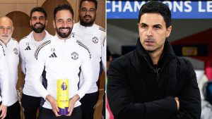 Man Utd boss Ruben Amorim wins Premier League Manager of the Month award as Arteta continues astonishing barren spell