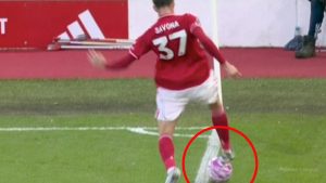 Man Utd in major controversy with Nottingham Forest fuming over goal that referee ‘guessed’ should stand