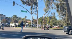 Man accused of wielding knife shot by police on busy North County street