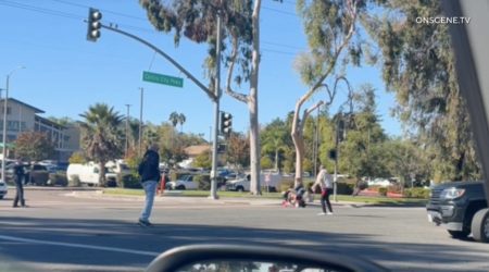 Man accused of wielding knife shot by police on busy North County street