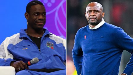 Mario Balotelli appears to take X-rated dig at Patrick Vieira after Arsenal legend is sacked by Genoa Mario Balotelli appears to take X-rated dig at Patrick Vieira after Arsenal legend is sacked by Genoa