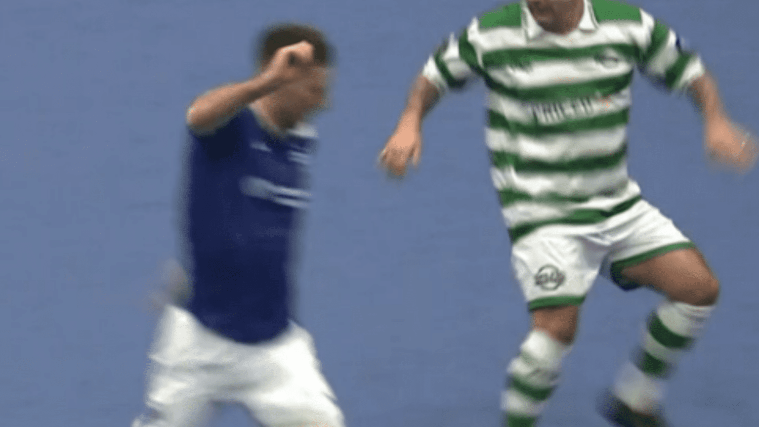 ‘Oh stop it’ – Unlikely Rangers hero turns on style in SIX-goal Celtic Masters rout as Hoops keeper identity stuns fans