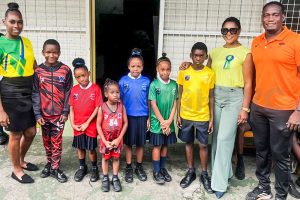 Past students outfit Layou Government School Athletes