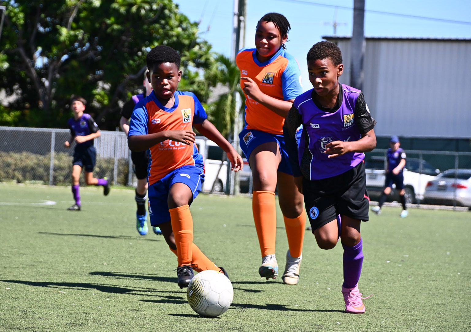 Primary school footballers back in action after mid-term break