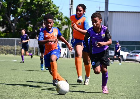 Primary school footballers back in action after mid-term break