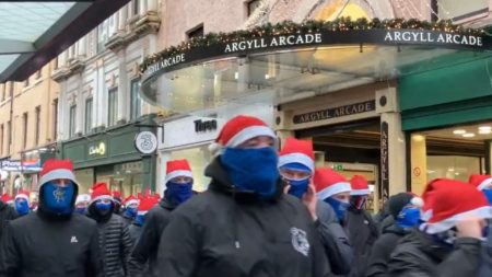 Rangers fan JAILED for almost 2 years over cup final riot with rival Celtic ultras in Glasgow city centre