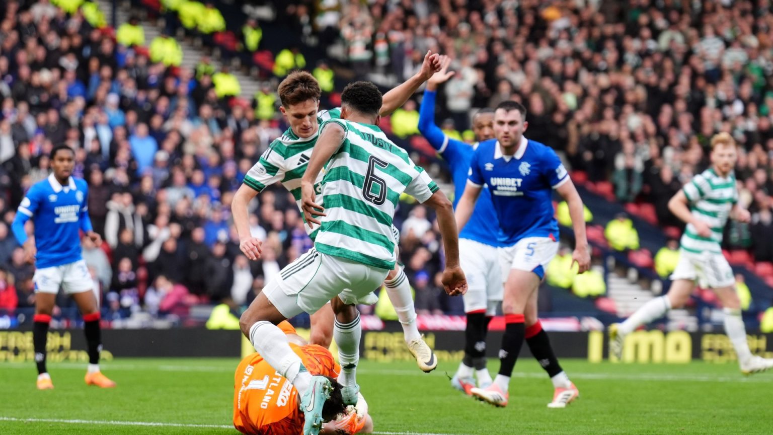 Rangers to seek SFA explanation over decision not to send off Celtic’s Auston Trusty for Jack Butland kick