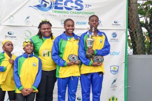 SVG remains third in OECS Swimming Championships