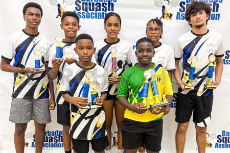 Savante Padmore retains Under-11 title at Barbados Junior Squash Open Savante Padmore retains Under-11 title at Barbados Junior Squash Open