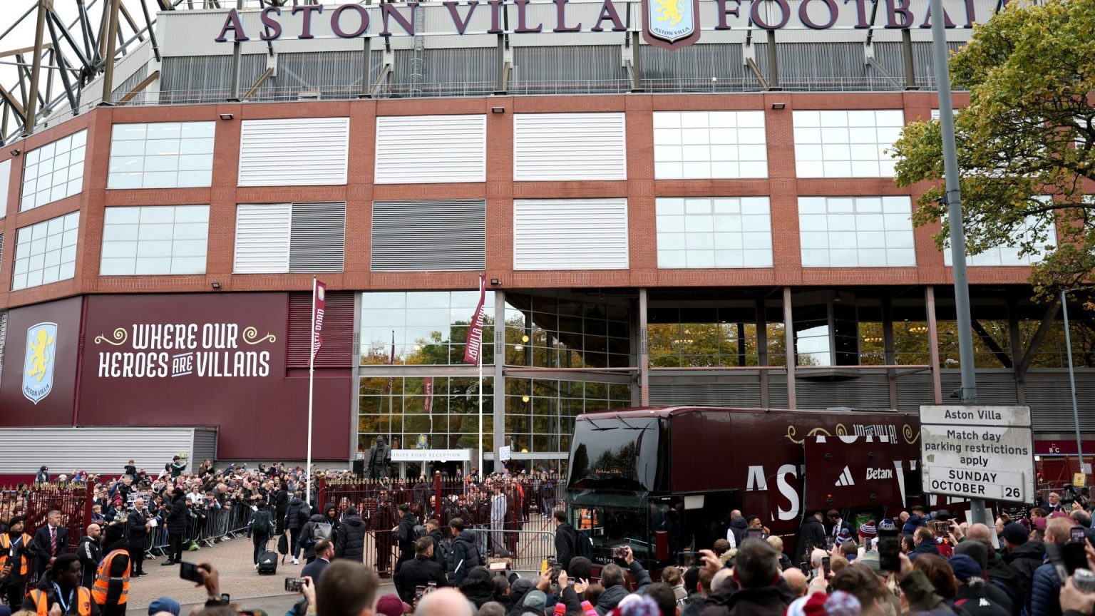 Schools closing early before Aston Villa and Maccabi Tel Aviv game