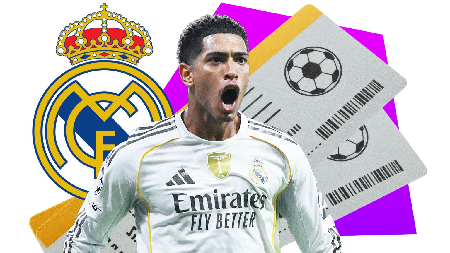 See Real Madrid at the Bernabeu on these official ticket and hotel bundles for Mbappe & Bellingham on sale now