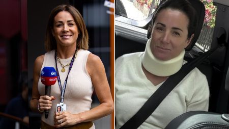 Sky Sports F1 presenter gives update after neck surgery and reveals scar as she’s forced to miss Brazilian Grand Prix
