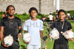 Top players in SVGCC’s Football Competition rewarded