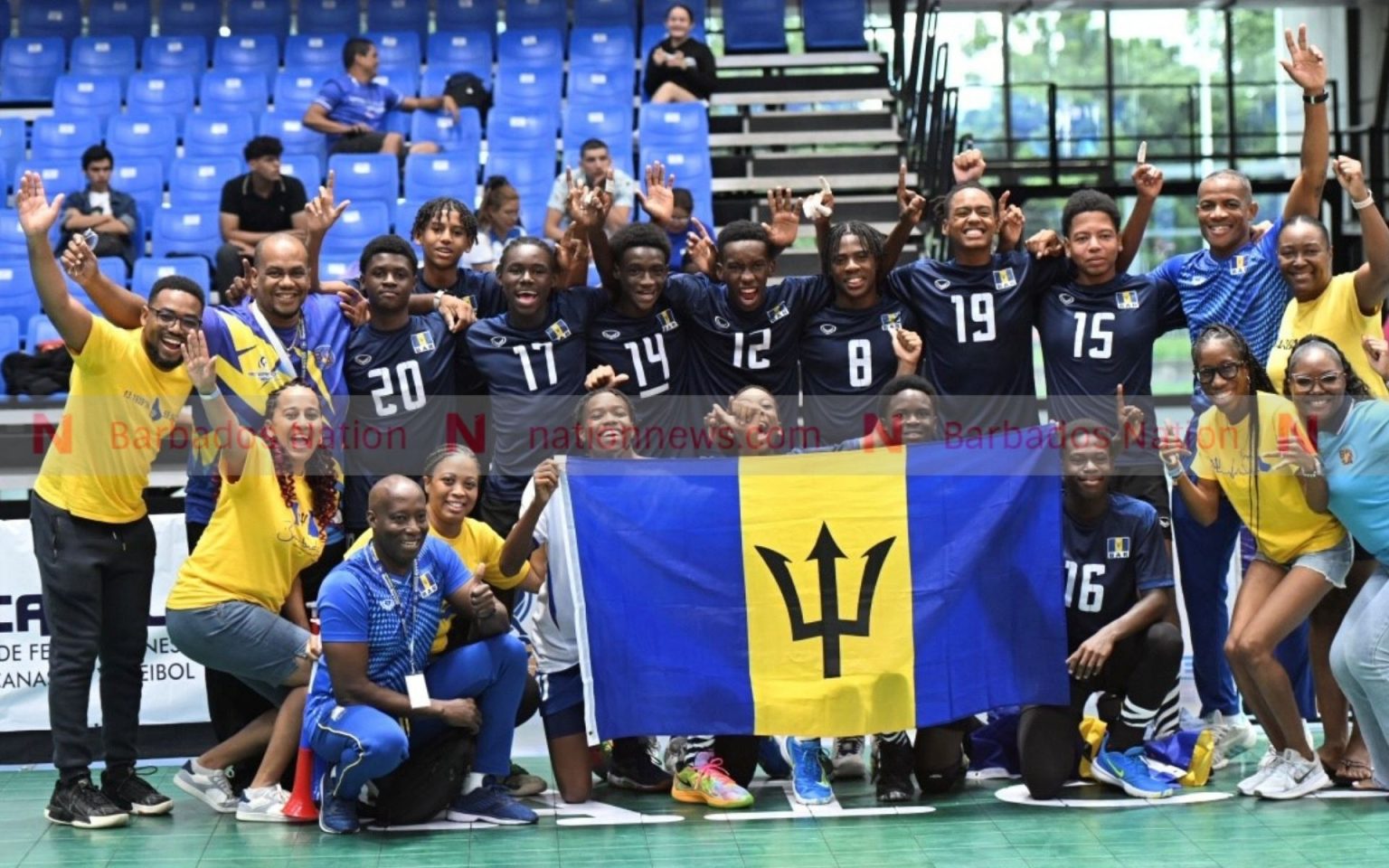 Volleyballers create history by stopping Dominican Republic in straight sets