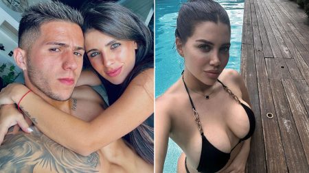 Wanda Nara ‘responds to rumours she sent flirty text to Enzo Fernandez as she faces Chelsea ace’s partner on TV’