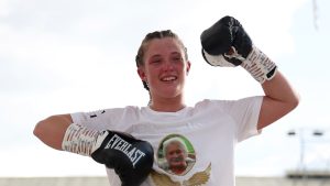 Who is boxer Francesca Hennessy and is she related to promoter Mick Hennessy?