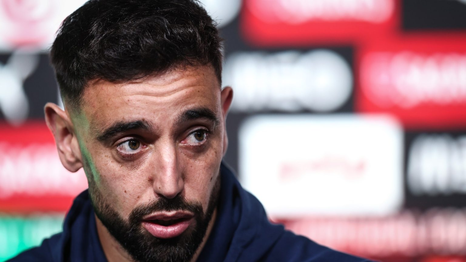 Why is Bruno Fernandes not playing for Portugal against Ireland?
