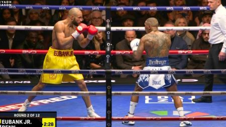 Why is Chris Eubank Jr wearing yellow shorts?