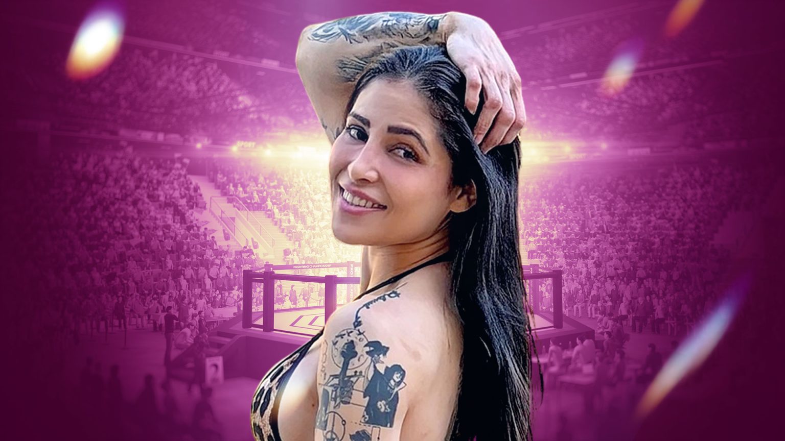 ‘World’s sexiest UFC star’ Polyana Viana shows off bum covered in bruises after brutal wrestling training