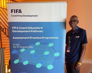 Belize Women’s National Team coach Wayne Casimiro earns FIFA Coach Educators’ Diploma