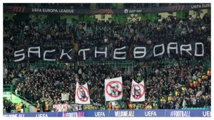 Celtic says police probing ‘threatening’ signs near board members’ homes