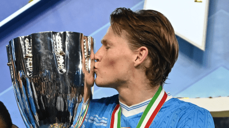 Scott McTominay caps off wonderful year with another trophy for Napoli and posts celebratory pic of him with cigar Scott McTominay caps off wonderful year with another trophy for Napoli and posts celebratory pic of him with cigar