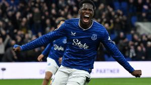 Thierno Barry scores first Toffees goal