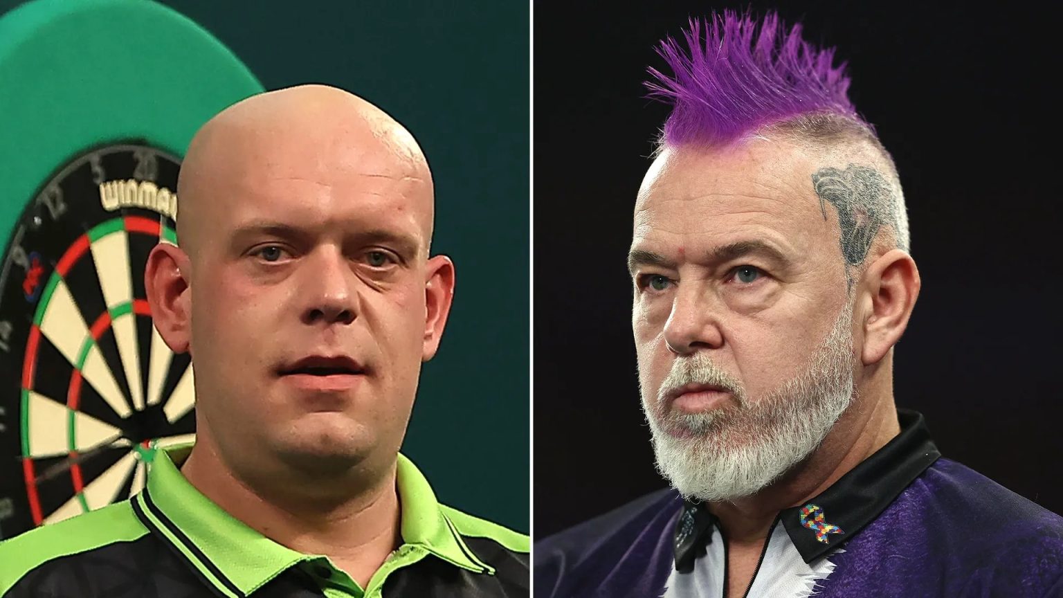 ‘Time to retire’ – Michael van Gerwen savages struggling darts star Peter Wright in X-rated comment about his future