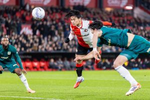 Ueda bags four goals as Feyenoord hit form ahead of Klassieker