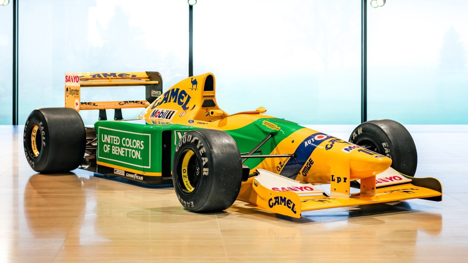 Benetton F1 car Michael Schumacher won his first grand prix in 1992 set to fetch massive six figure sum at auction