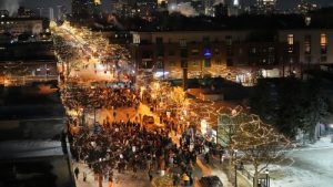 Buffalo Police bodycam video shows woman stabbing man in the head with knife