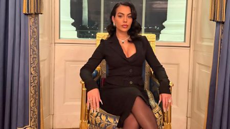 Cristiano Ronaldo’s fiancee Georgina Rodriguez visits the White House again two months after Saudi bash